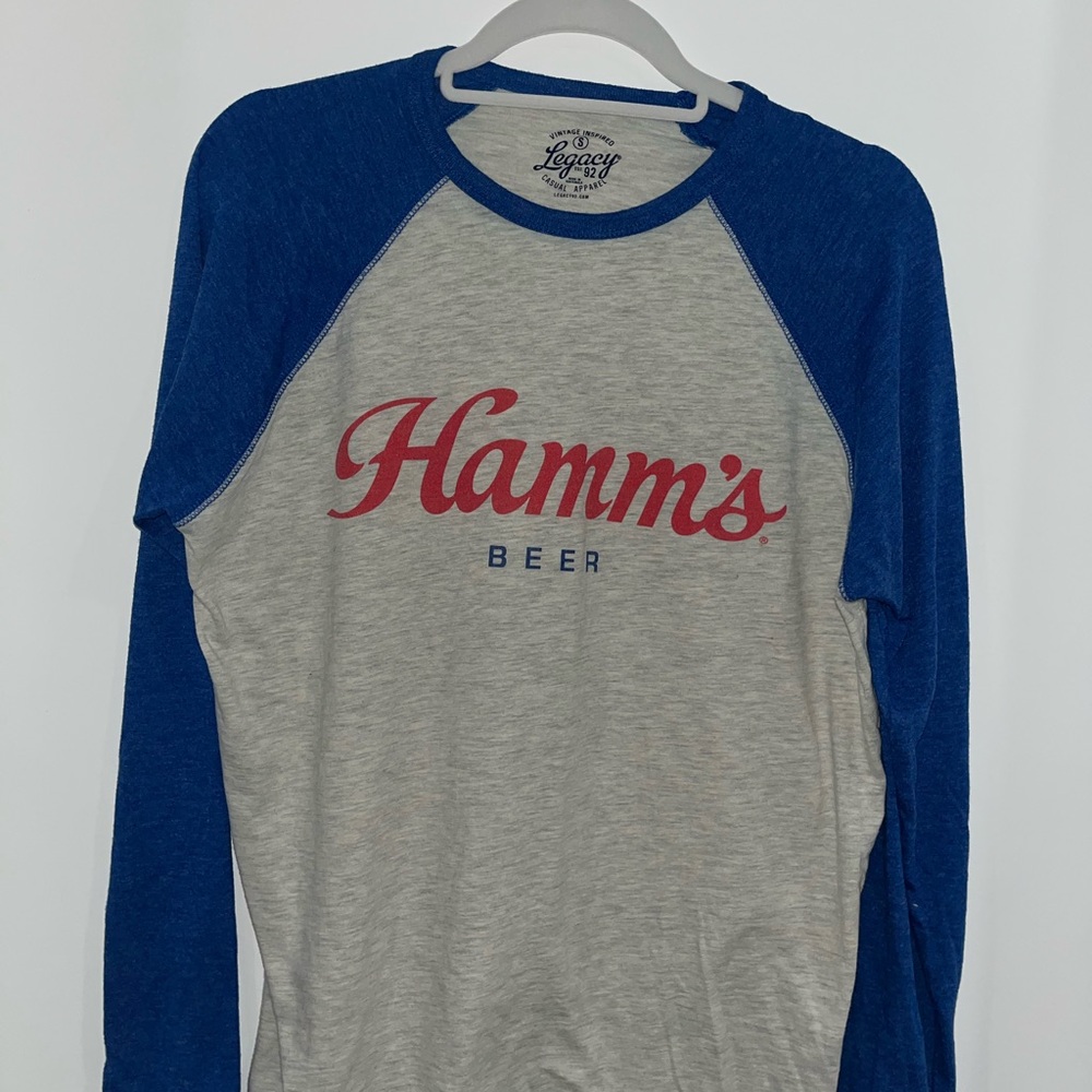 Legacy Blue and Gray Long Sleeve Tee